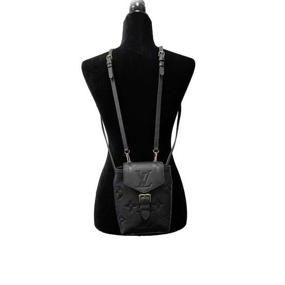 Louis Vuitton Tiny Backpack Monogram Empreinte Giant Leather Black main image 11